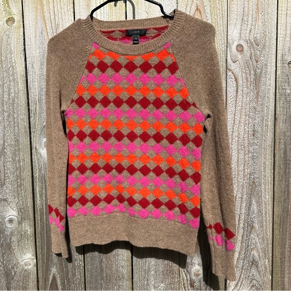 Argyle J Crew Sweater - Picture 7 of 9